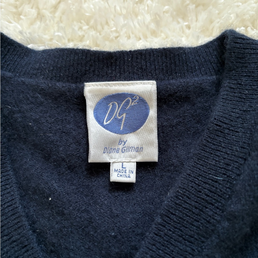 DG2 by Diane Gilman Navy Sweater
